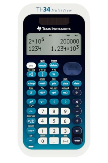 Texas Instruments TI34 MultiView Scientific Calculator