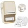 NIIMBOT B21 Label Maker Thermal Label Printer Portable Inkless Label Makers for HomeOfficeBusiness with 1 Pack 50x30mm White Label Compatible with iOS Android White