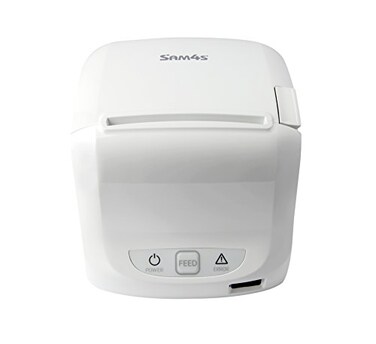 SAM4s GIANT100 Compact 3 Thermal POS Printer USB Serial Ethernet Splash Cover Included White