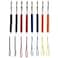 Miokun 8 Pieces Telescopic Teacher Pointer Presenter Whiteboard Pointer for Teachers Coach Presenter Extends to 39 Inches