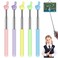 Dumero Retractable Teacher Pointer for Classroom Kids Reading Extendable Finger Pointer Stick for School Collapsible Finger Pointing Stick Long Telescoping Hand Pointer 5 Pack