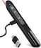 DinoFire USB C Rechargeable Presentation Remote with Red LightWireless Preseter PPT Slide Clicker Advancer for MacBook Laptop Computer