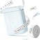 NIIMBOT D110 New Version Label Maker Machine with Tape Handheld Bluetooth Label Printer Mini Thermal Printer Sticker Maker for Organizing Home Kitchen School Blue