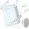 NIIMBOT D110 New Version Label Maker Machine with Tape Handheld Bluetooth Label Printer Mini Thermal Printer Sticker Maker for Organizing Home Kitchen School Blue