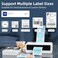 Jiose Shipping Label Printer 4x6 Desktop Thermal Label Printer for Small Business Compatible with MacOS Windows