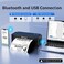 Mvgges Shipping Label PrinterBluetooth 4x6 Thermal Label Printer for Small Business Office or Home Compatible with Android iOS Windows and Mac Widely Used for AmazonUSPSEtsy