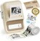 NIIMBOT B21 Pro Sticker Printer 300DPI Fun APP Portable Inkless Label Printer Bluetooth Sticker Maker for DIY Crafts Notes Scrapbook Photo Custom Labels GiftsHome Organization White