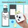 vretti Sticker Printer TP6S Print Pod Mini Printer 300DPI Thermal Sticker Maker Machine Portable Pocket Printers with 1Roll Paper for Photos Study Graphics Notes Journal DIY Gift Blessings