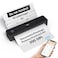 HPRT MT620 Pro Portable Thermal Printer Inkless Printer Supports Regular Paper Labels MultiUser Bluetooth Auto Paper Feed 300DPI Printer10Sheets