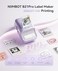 NIIMBOT B21 Pro Label Maker 300DPI HD Label Printer Ideal for NotesPhotos Study Graphics Memo Maker50x30mm LabelPurple