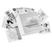 iDPRT Mini Sticker Printer Machine with 1 Roll Sticker Paper Portable Thermal Printer for Study Grey