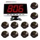 SINGCALL Wireless Calling System Patient Calling System Wireless Table Call System for Hospital Restaurant Pack of 1 Display and 10 Table Bells