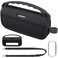 co2CREA Soft Silicone Case Replacement for Bose New SoundLink Flex 2nd Gen Bluetooth Portable Speaker Silicone Case Black Case