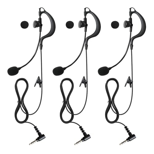 stdgove Stdgove Wired Earpiece Coach Sideline Football Headset 3.5 MM