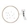 Taidacent 24V 200mm One to Many Long Distance Wireless Inductive Coil Wireless LEDs Induction Wireless Charging Module Wireless Power Supply1 Transmitter Coil and 10 Mixed Wireless LEDs