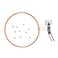Taidacent 24V 200mm One to Many Long Distance Wireless Inductive Coil Wireless LEDs Induction Wireless Charging Module Wireless Power Supply1 Transmitter Coil and 10 Mixed Wireless LEDs