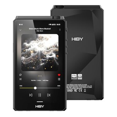 HiBy R6III 2025 DAP Player Hi Res Audio MP3 Player with Class AAB AmpAndroid 12Bluetooth 50WiFi64G2TB Expandable Memory