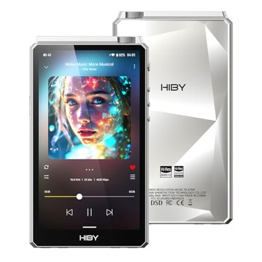 HiBy R6III 2025 DAP Player Hi Res Audio MP3 Player with Class AAB AmpAndroid 12Bluetooth 50WiFi64G2TB Expandable Memory