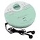 Studebaker SB3703MW Joggable Personal CDMP3 Player with Audio Book Compatibility Bookmark Feature and FM PLL Radio MintWhite