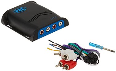 PAC LP74 LOC PRO Series 4Channel Line Output Converter with Remote Turn On Blue
