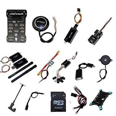 SoloGood Pixhawk PX4 PIX 248 Flight Controller NEOM8N GPS 3DR 915Mhz Radio Telemetry Set OSD Module PPM Module I2C Splitter Expand Module Power Module for FPV Quadcopter Multirotor