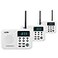 Wuloo Intercoms Wireless for Home 1 Mile Range 22 Channel 100 Digital Code Display Screen Wireless Intercom System for Home House Business Office Room to Room Intercom Communication3Stations White