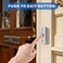 UHPPOTE Momentary Push to Exit Button Switch NOCOM Output Stainless Steel Panel for Access Control Hollow Door