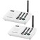 Wuloo Intercoms Wireless for Home 5280 Feet Range 10 Channel 3 Code Wireless Intercom System for Home House Business Office Room to Room Intercom Home Communication System 2 Units Set White