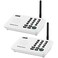 Wuloo Intercoms Wireless for Home 5280 Feet Range 10 Channel 3 Code Wireless Intercom System for Home House Business Office Room to Room Intercom Home Communication System 2 Units Set White