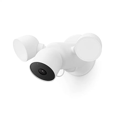 Google Nest Cam with Floodlight Outdoor Camera Floodlight Security Camera White 1 Count Pack of 1