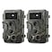 GardePro A3S 2Pack Trail Camera NonCellular NonWiFi Enhanced LowLight Performance 64MP Photo 1296P HD Video 01s Trigger 100ft NoGlow Night Vision Motion Activated Wildlife Camera