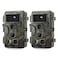 GardePro A3S 2Pack Trail Camera NonCellular NonWiFi Enhanced LowLight Performance 64MP Photo 1296P HD Video 01s Trigger 100ft NoGlow Night Vision Motion Activated Wildlife Camera
