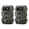 GardePro A3S 2Pack Trail Camera NonCellular NonWiFi Enhanced LowLight Performance 64MP Photo 1296P HD Video 01s Trigger 100ft NoGlow Night Vision Motion Activated Wildlife Camera