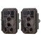 GardePro E5S 2Pack Trail Camera NonCellular NonWiFi 64MP Photo 1296P HD Video 01s Trigger 100ft NoGlow Night Vision Motion Activated Wildlife Camera