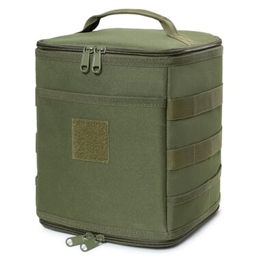 Lemubeane Tactical Camping Storage Bag 7L Utility Tote Bag Trunk Organizer OD Green