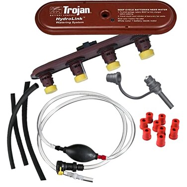 Trojan HydroLink Watering System for 48V Club Car 8V Battery Kit Plus HANDPUMP
