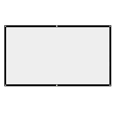 StepOK Projector Screen White Projector Screen 169 No Crease Home Theater Foldable Projection Screen 607284100120150