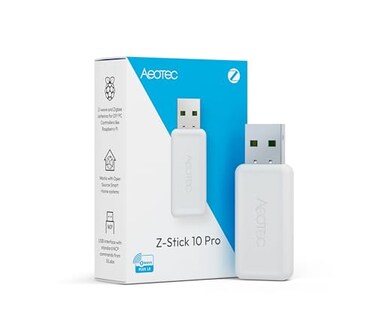AEOTEC ZStick 10 Pro Zigbee 30 ZWave 800 Series USB Adapter Works with HomeAssistant Zigbee2MQTT ZWave Controller ZWave Long Range Up to 1 Mile Wireless Range cloudfree