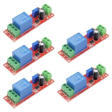 XINGYHENG 5Pcs 12V NE555 010 Seconds Delay Timer Switch Module Constant Current Regulator Timer Delay Converter for Automotive Control System Electrical Equipment