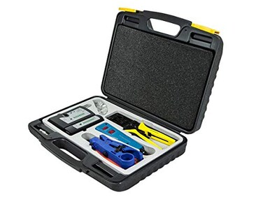 Monoprice Professional Networking Tool Kit Crimp Tool PunchDown Tool Cable Cutter and Stripper Plugs Cable Tester