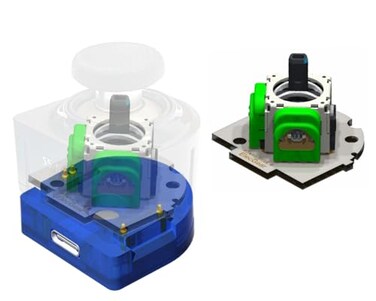 ElecGear 2X TMR Joystick Calibrator Kit Replacement for eSwap Controller MiniStick Soldered PCB Assembly Module with TMR Control Stick Calibration Unit Included ModelB