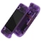 eXtremeRate Custom Faceplate Back Plate for Steam Deck LCD Clear Atomic Purple Handheld Console Replacement Housing Case DIY Full Set Shell with Buttons for Steam Deck Console Console NOT Included