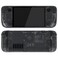 eXtremeRate Replacement Full Set Housing Shell with Buttons for Steam Deck OLED Handheld Console Custom DIY Clear Slate Black Faceplate Back Plate Trackpad Case for Steam Deck OLED Console