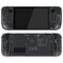 eXtremeRate Replacement Full Set Housing Shell with Buttons for Steam Deck OLED Handheld Console Custom DIY Clear Slate Black Faceplate Back Plate Trackpad Case for Steam Deck OLED Console