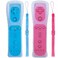 Tevodo Wii Remote Controller 2 Packs Upgrade Wireless Controller Compatible with Wii Wii Ublue and pink