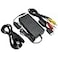 CUENSTOP Power Supply and AV Cable for PS2 AC Power Adapter and AV Cable Compatible with PlayStation 2 PS2 Slim AC 70000 Console Replacement Set