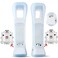 Machine-Ya MachineYa 2 Pack Wii Motion Plus Adapterwith Silicon Case for wii Remote Controller External Remote Motion Plus Sensor Controller Wii U Motion Plus White