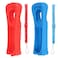 Lactivx 2X Wii Silicone Case Cover with Wrist Strap for Wii Remote Controller Red and Blue