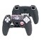 Kuitmor Silicone PS5 Controller Cover Skin Set AntiSlip Soft Protective Case for PS5 Wireless Controller with 2 Thumb Grip Caps and 1 Sticker Black Kuromi