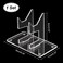 AHANDMAKER Universal Controller Holder Transparent Acrylic Game Controller Display Stand Detachable Gamepad Desktop Stand for Display and Organization Monolayer